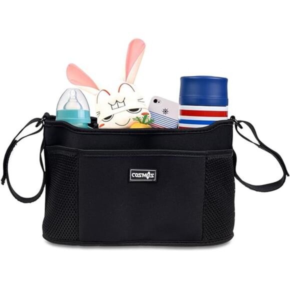 Stroller Organizer Diaper Bag Stroller Accessories Travel Bag with Drink Holders - Picture 6 of 6